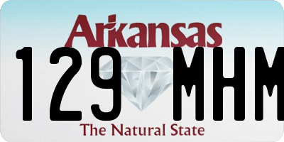 AR license plate 129MHM