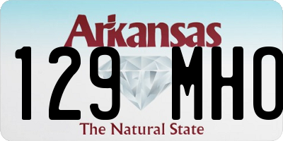 AR license plate 129MHO