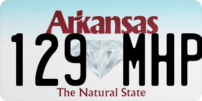AR license plate 129MHP