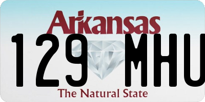 AR license plate 129MHU