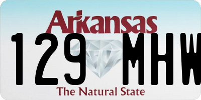 AR license plate 129MHW