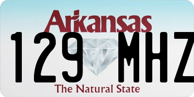 AR license plate 129MHZ