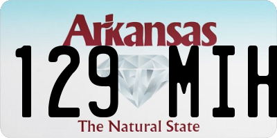 AR license plate 129MIH