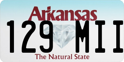 AR license plate 129MII