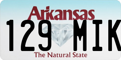 AR license plate 129MIK