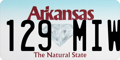 AR license plate 129MIW