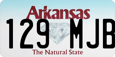 AR license plate 129MJB