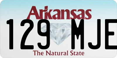 AR license plate 129MJE