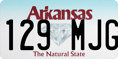 AR license plate 129MJG