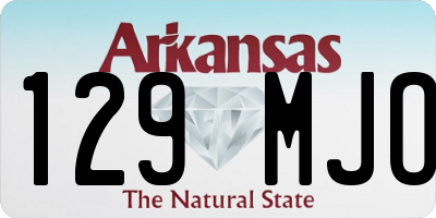 AR license plate 129MJO