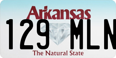 AR license plate 129MLN