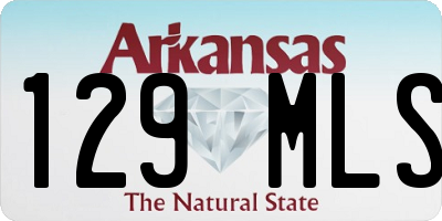 AR license plate 129MLS