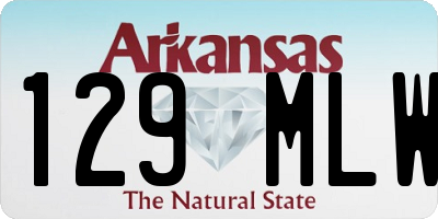 AR license plate 129MLW