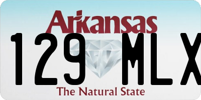 AR license plate 129MLX
