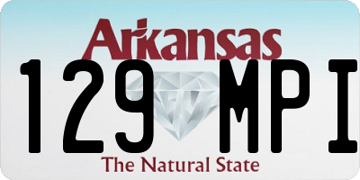AR license plate 129MPI