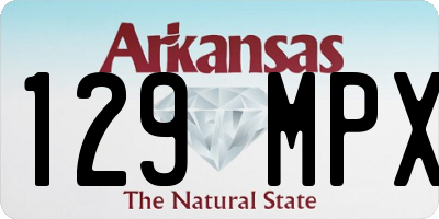AR license plate 129MPX