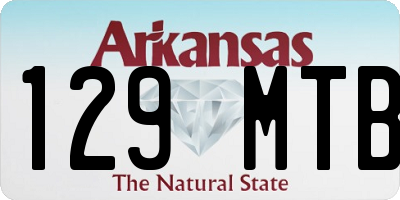 AR license plate 129MTB