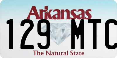 AR license plate 129MTC