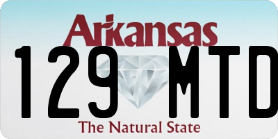 AR license plate 129MTD