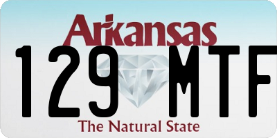 AR license plate 129MTF