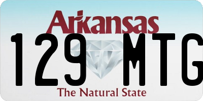 AR license plate 129MTG