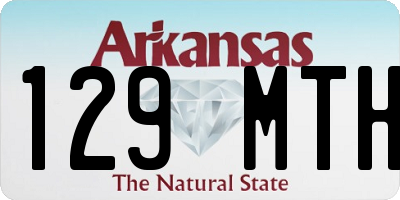 AR license plate 129MTH