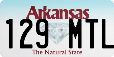 AR license plate 129MTL