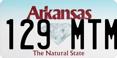 AR license plate 129MTM