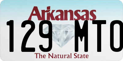 AR license plate 129MTO