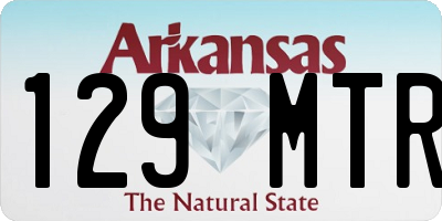 AR license plate 129MTR