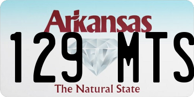 AR license plate 129MTS