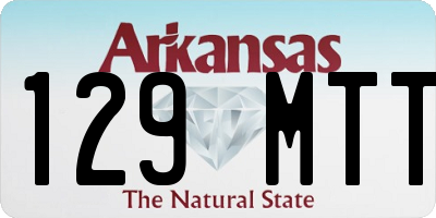 AR license plate 129MTT