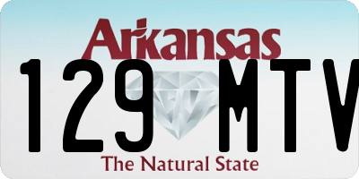 AR license plate 129MTV