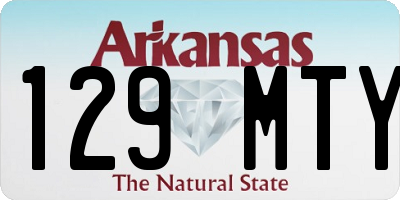AR license plate 129MTY