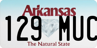 AR license plate 129MUC