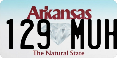 AR license plate 129MUH