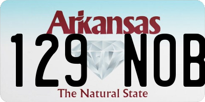 AR license plate 129NOB
