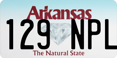 AR license plate 129NPL