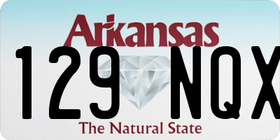 AR license plate 129NQX