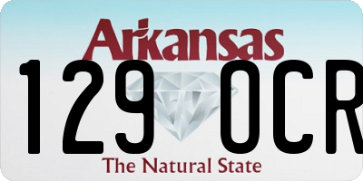 AR license plate 129OCR
