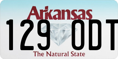 AR license plate 129ODT
