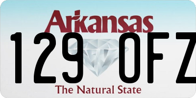 AR license plate 129OFZ