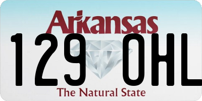 AR license plate 129OHL
