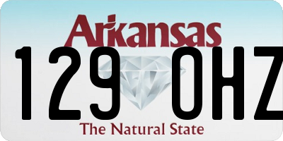 AR license plate 129OHZ