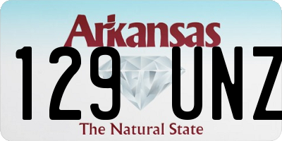AR license plate 129UNZ