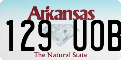 AR license plate 129UOB