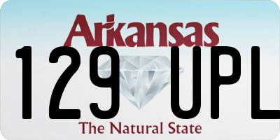 AR license plate 129UPL