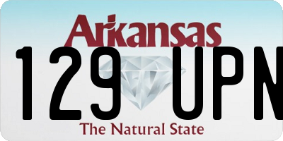 AR license plate 129UPN