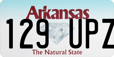 AR license plate 129UPZ