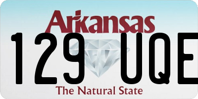 AR license plate 129UQE